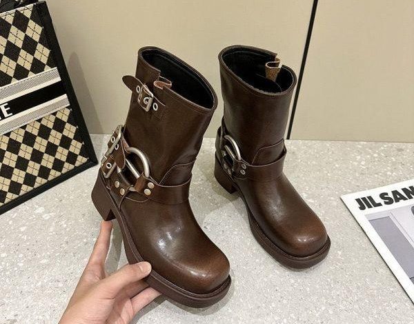 Модні чоботи Biker Boots